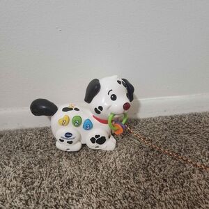 VTech Pull and Sing Puppy - White and Black